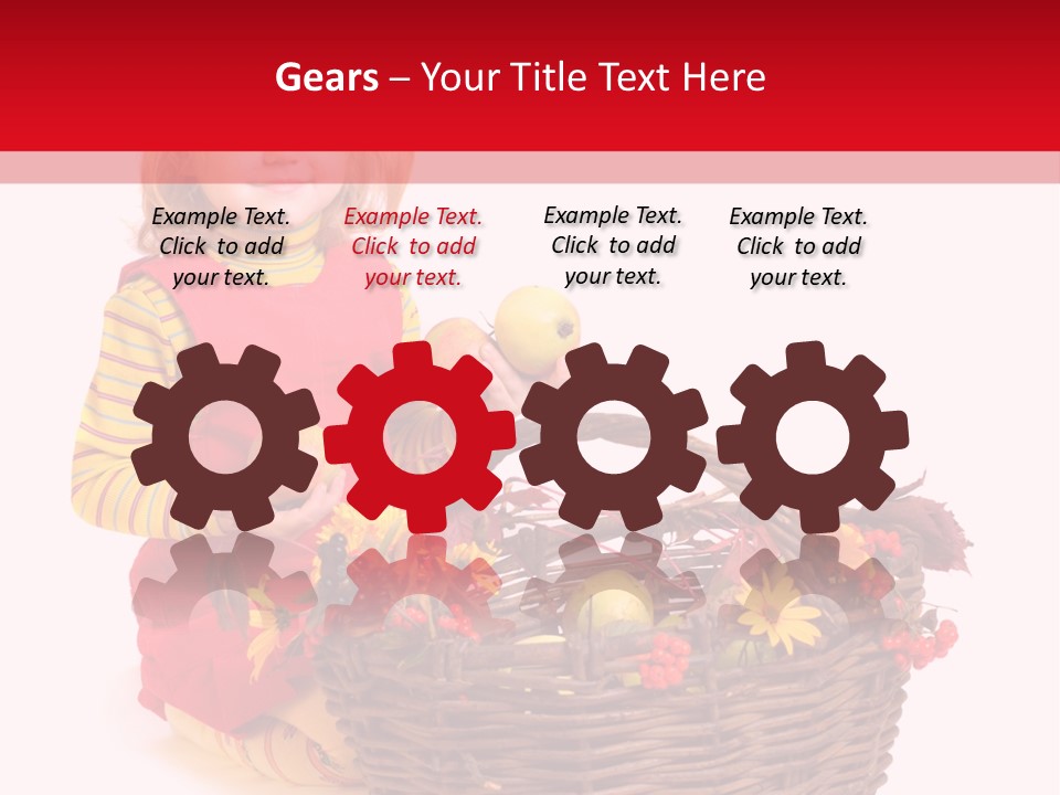 Hand Smile Flower PowerPoint Template