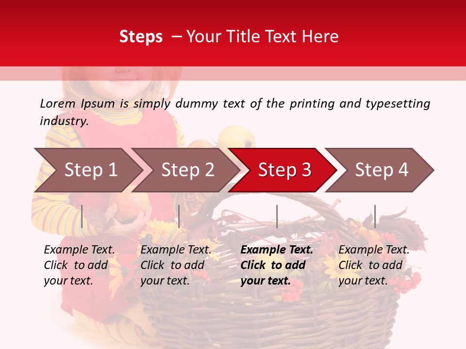 Hand Smile Flower PowerPoint Template
