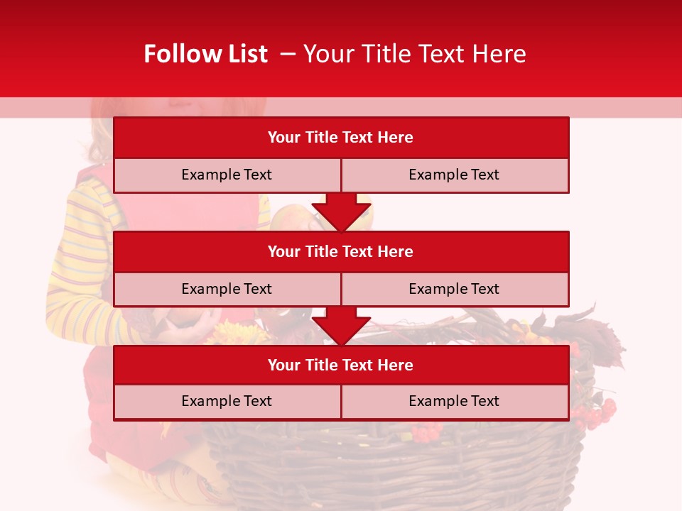 Hand Smile Flower PowerPoint Template