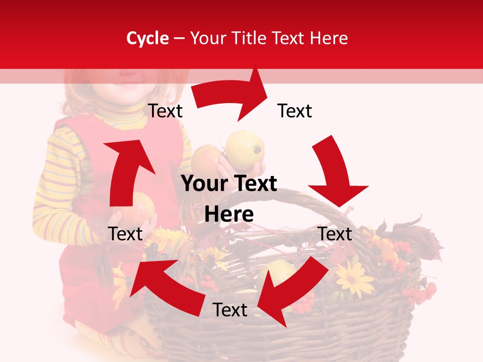 Hand Smile Flower PowerPoint Template