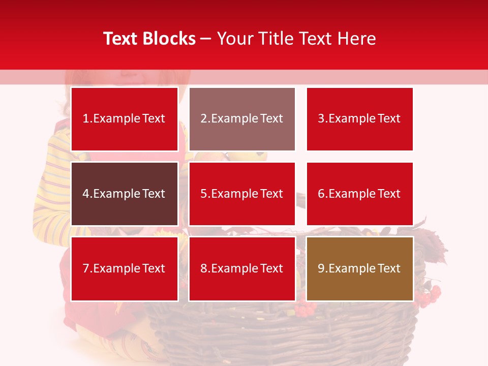 Hand Smile Flower PowerPoint Template