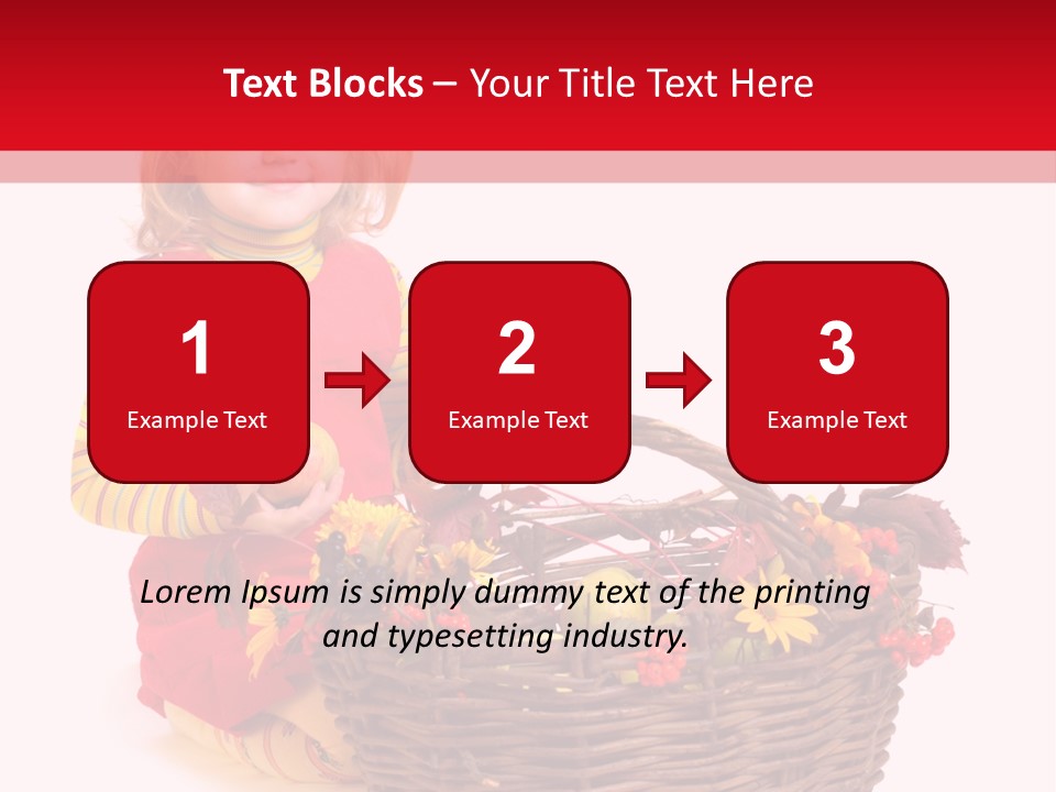 Hand Smile Flower PowerPoint Template