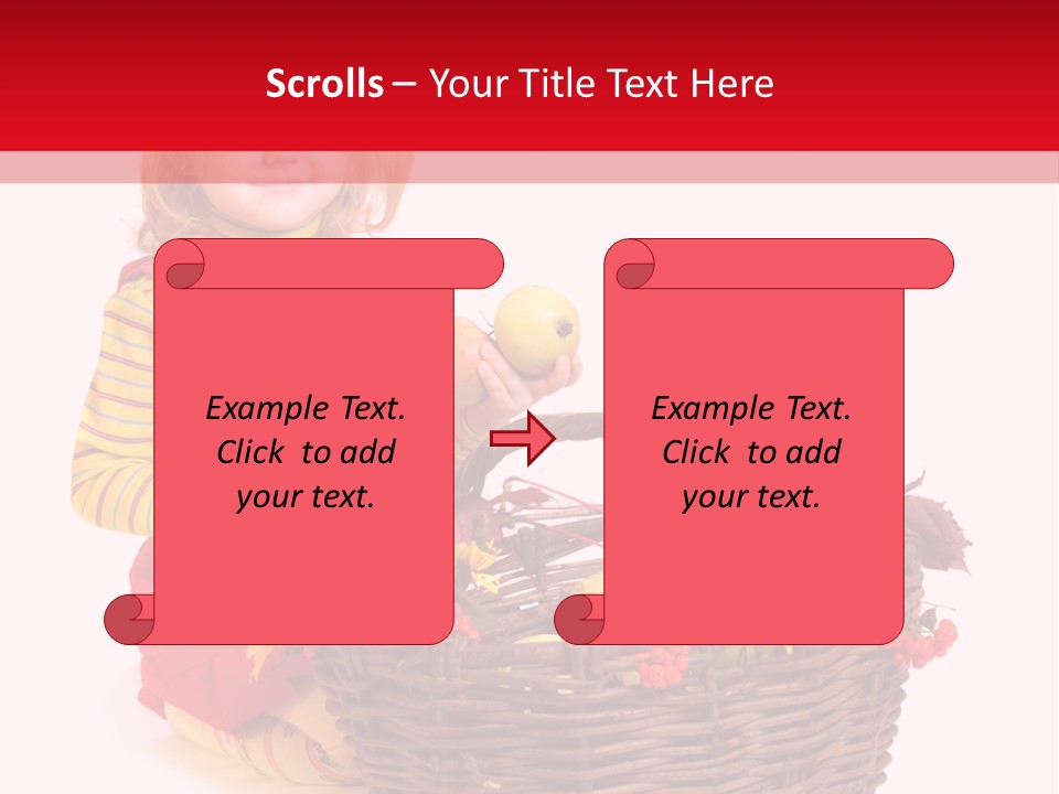 Hand Smile Flower PowerPoint Template