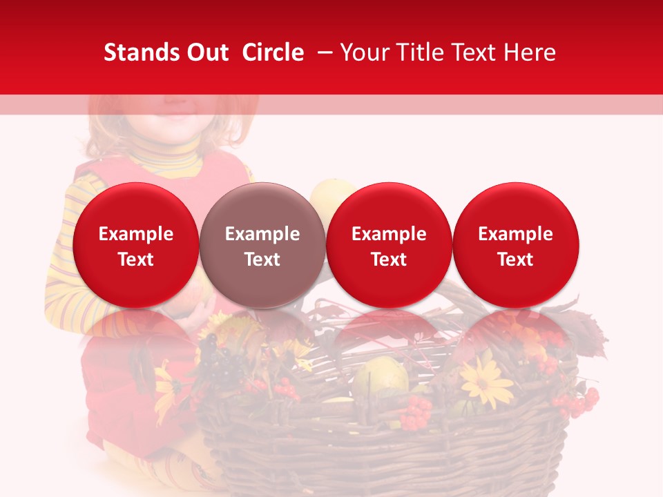 Hand Smile Flower PowerPoint Template