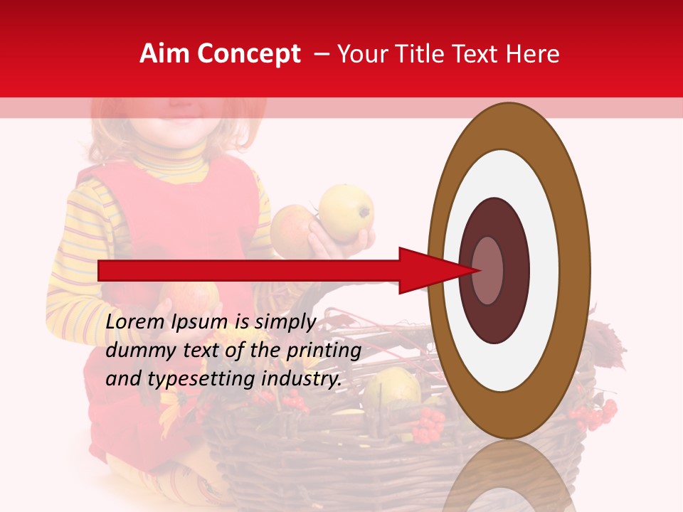 Hand Smile Flower PowerPoint Template