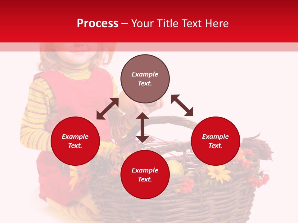 Hand Smile Flower PowerPoint Template