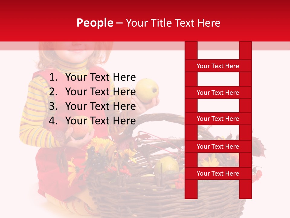 Hand Smile Flower PowerPoint Template