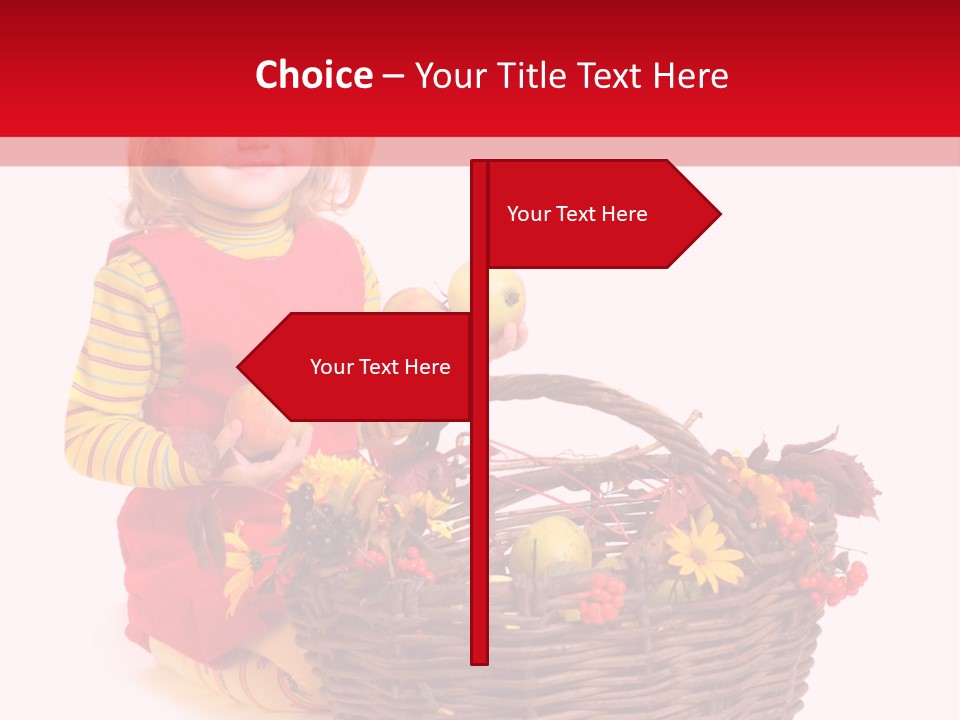 Hand Smile Flower PowerPoint Template