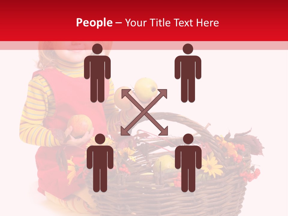 Hand Smile Flower PowerPoint Template