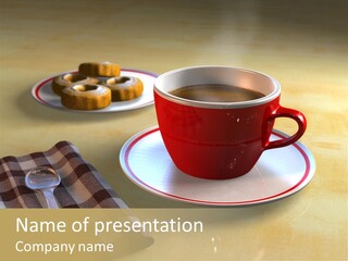 Tasteful Aroma Caffeine PowerPoint Template