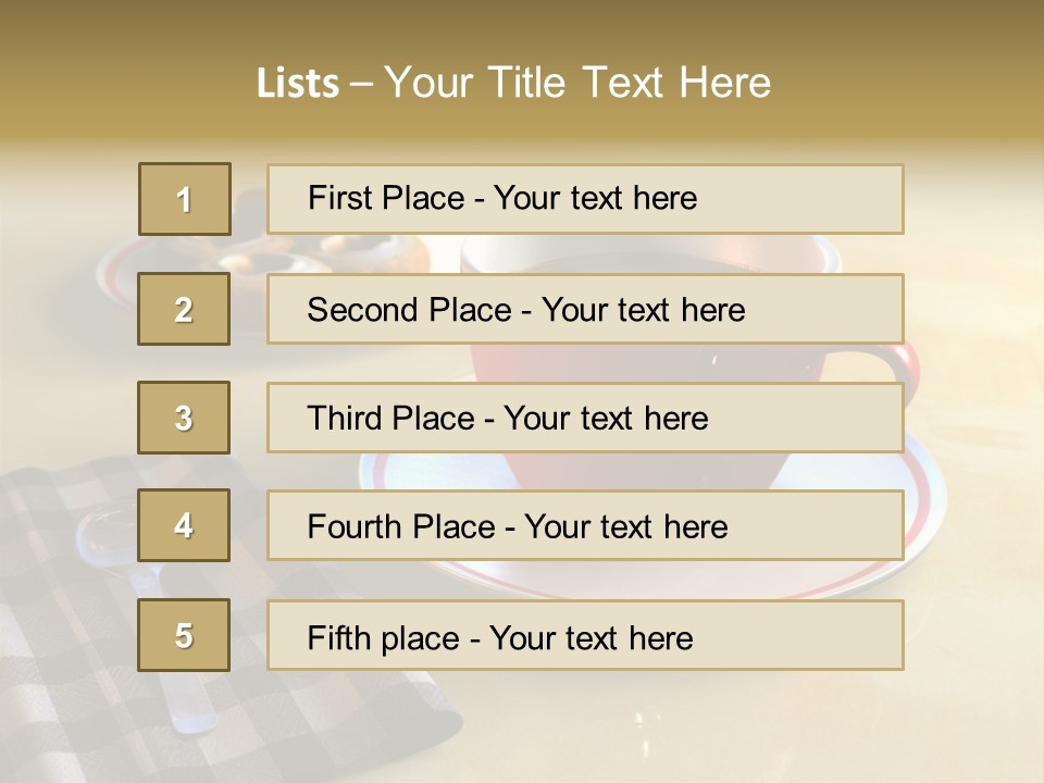 Tasteful Aroma Caffeine PowerPoint Template