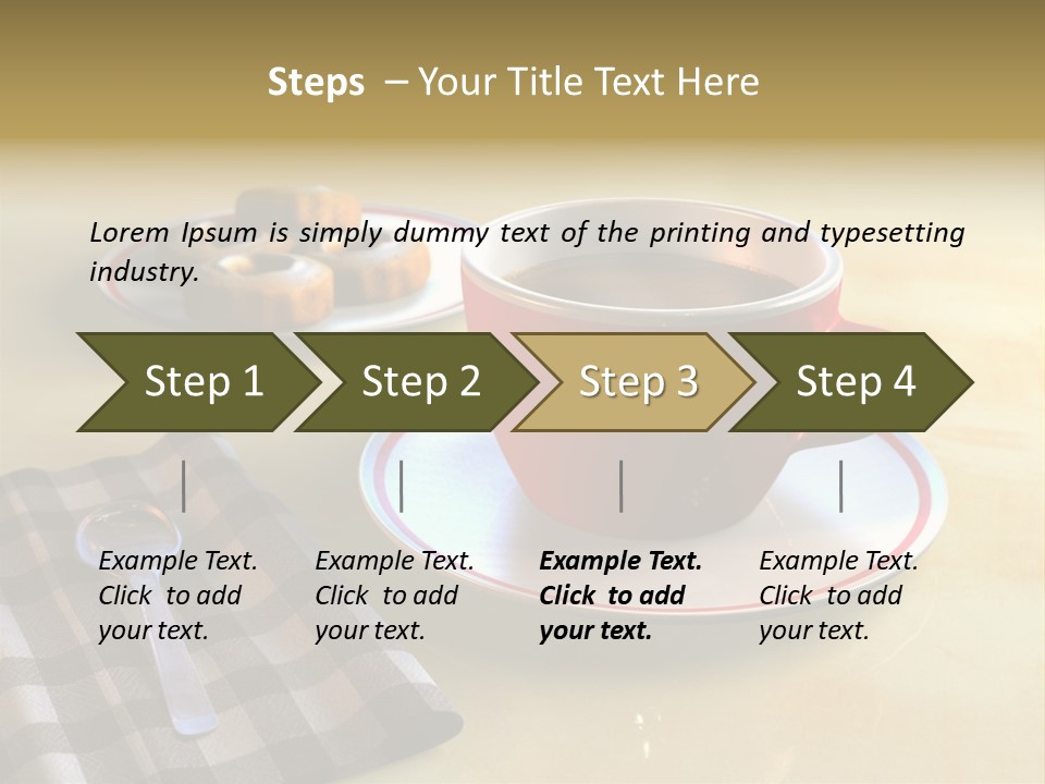 Tasteful Aroma Caffeine PowerPoint Template