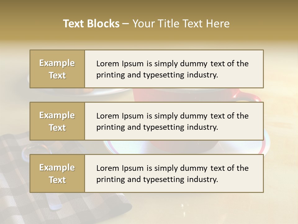 Tasteful Aroma Caffeine PowerPoint Template