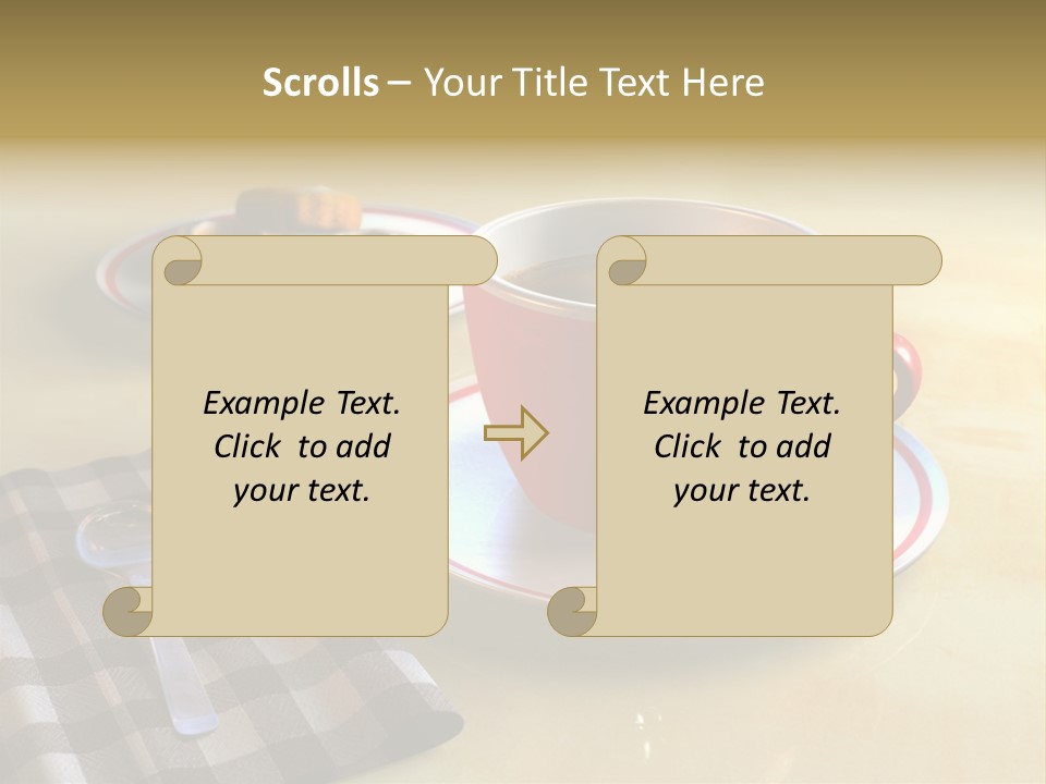 Tasteful Aroma Caffeine PowerPoint Template