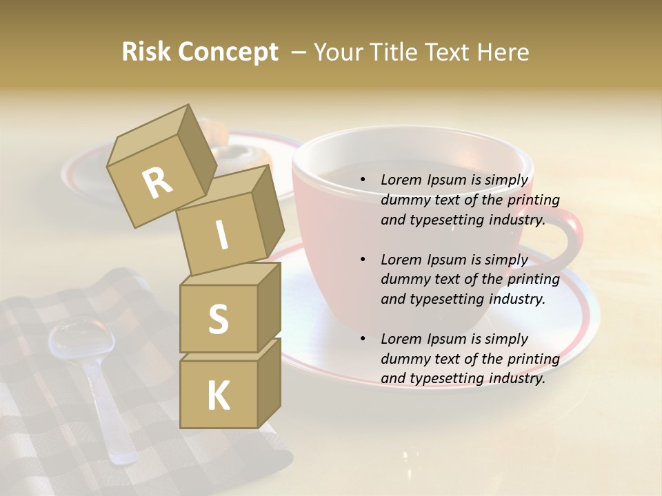 Tasteful Aroma Caffeine PowerPoint Template