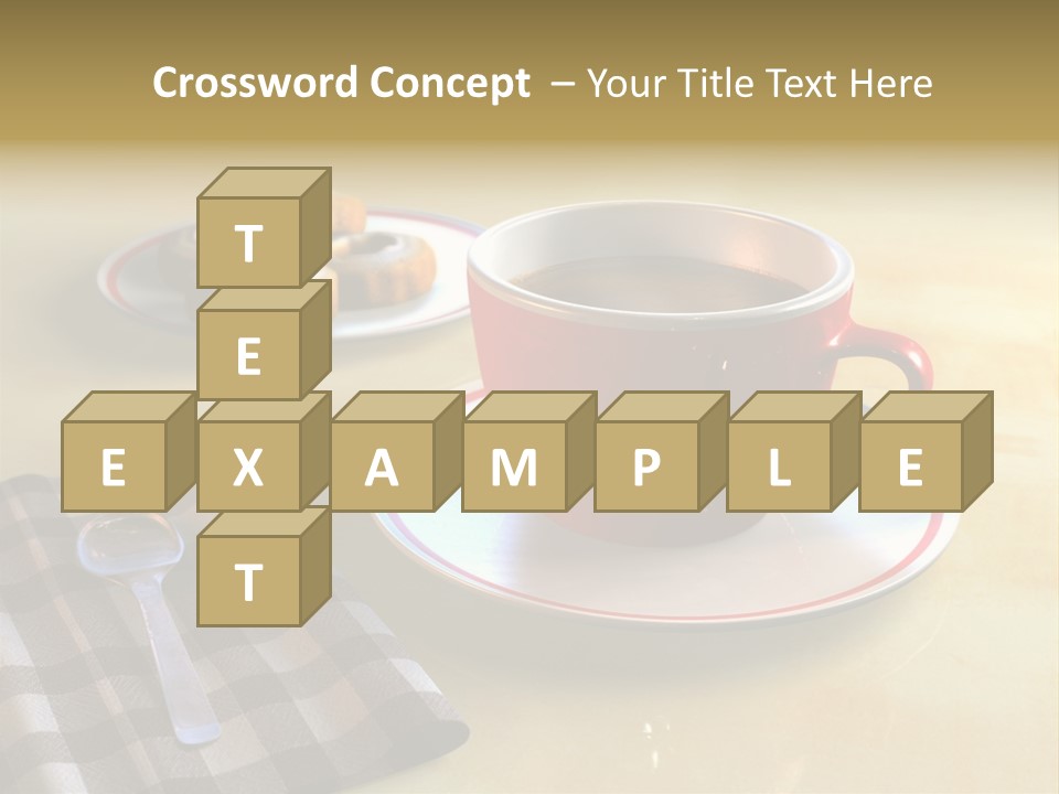 Tasteful Aroma Caffeine PowerPoint Template