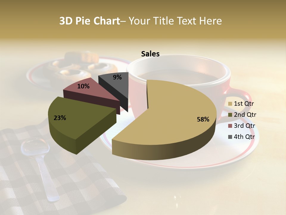 Tasteful Aroma Caffeine PowerPoint Template