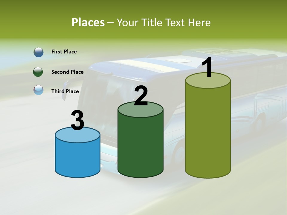 Isolated Holiday Passagers PowerPoint Template