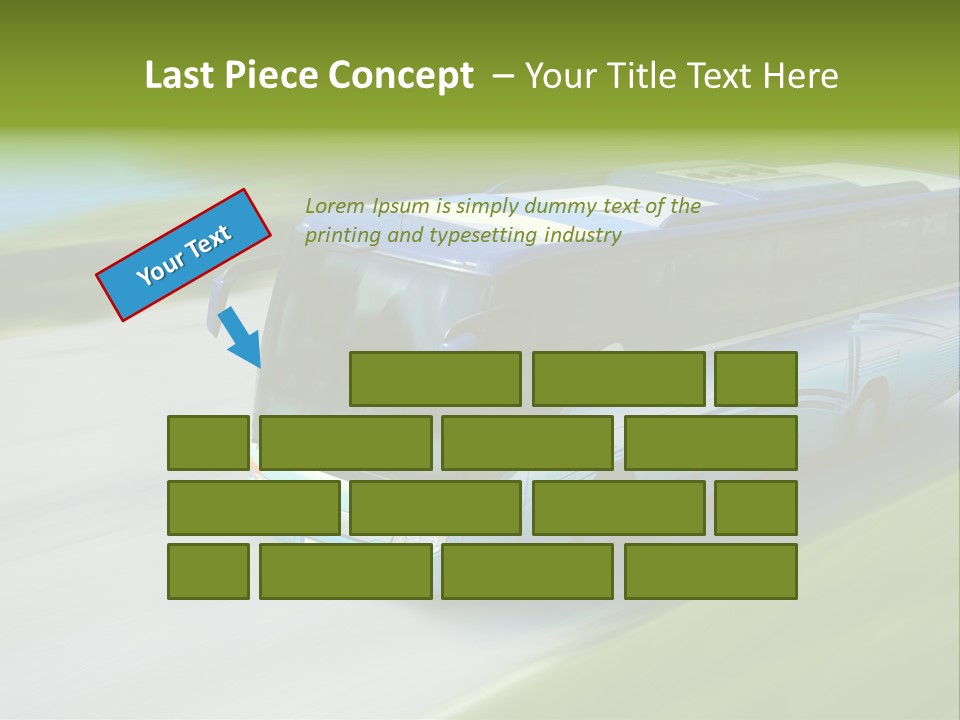 Isolated Holiday Passagers PowerPoint Template