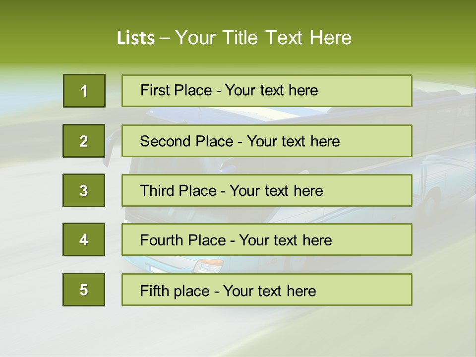 Isolated Holiday Passagers PowerPoint Template