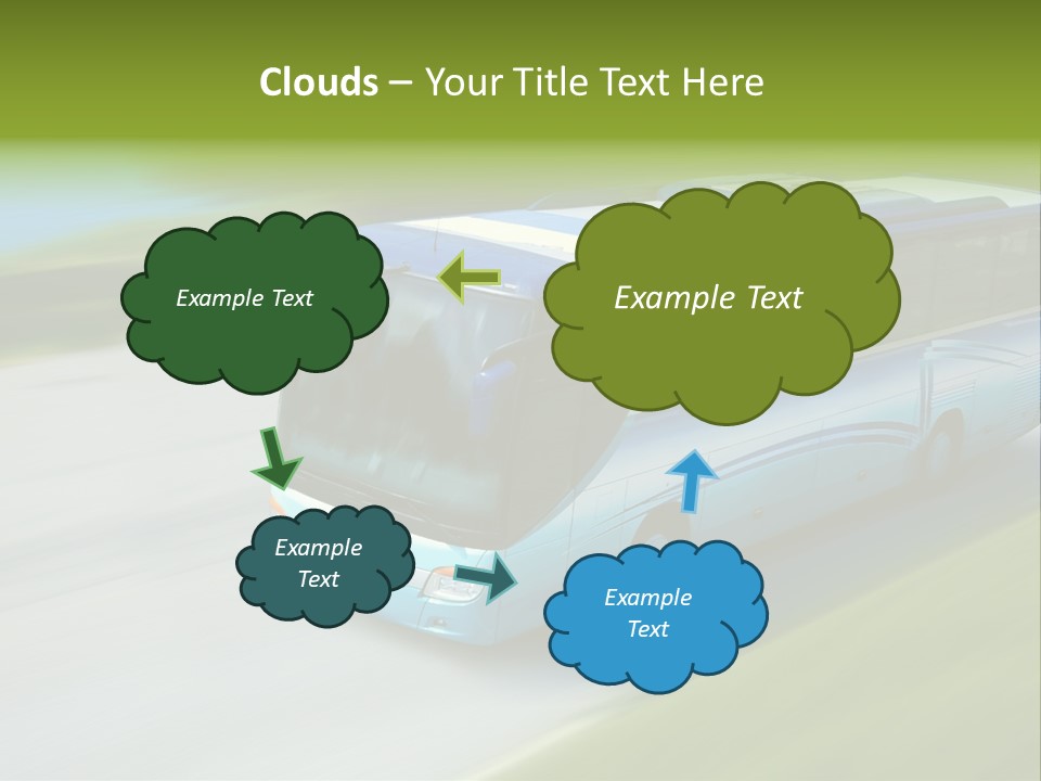 Isolated Holiday Passagers PowerPoint Template