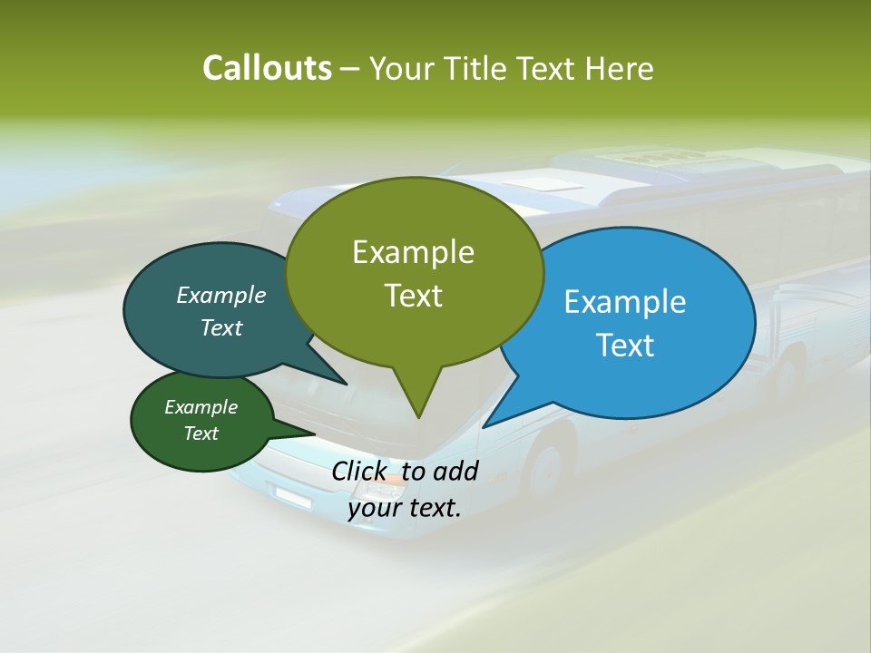 Isolated Holiday Passagers PowerPoint Template