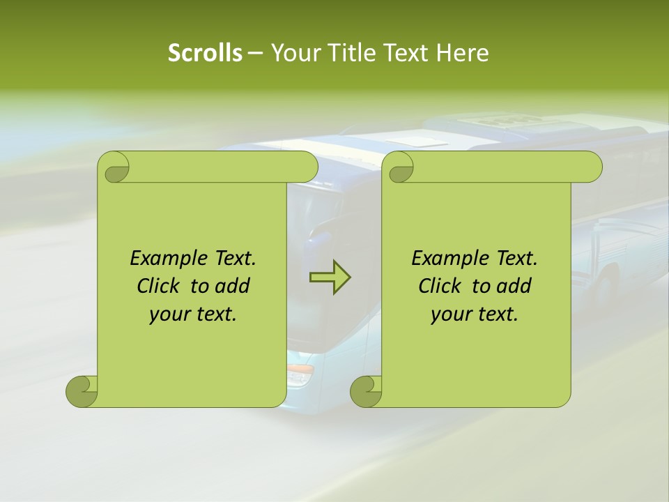 Isolated Holiday Passagers PowerPoint Template