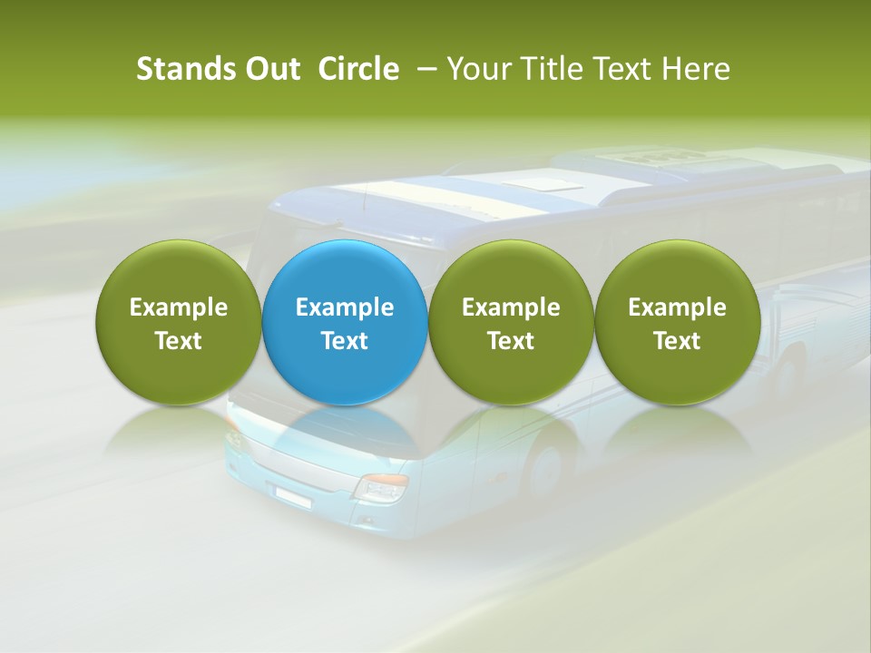 Isolated Holiday Passagers PowerPoint Template