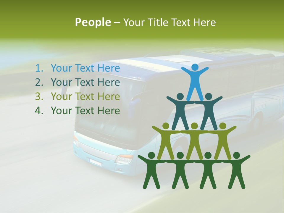 Isolated Holiday Passagers PowerPoint Template