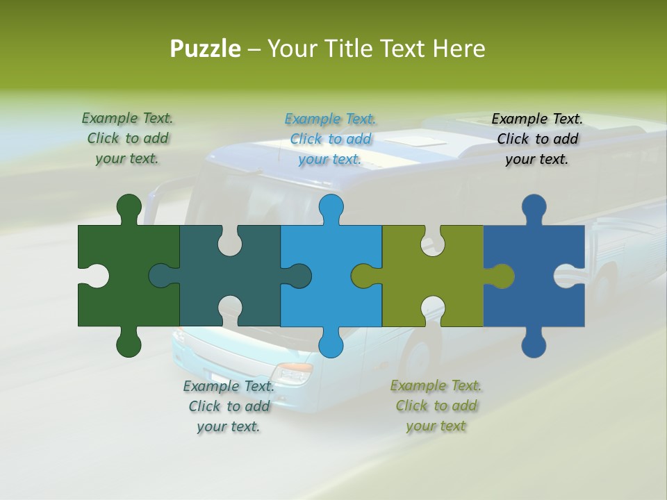 Driver Tourism Machine PowerPoint Template