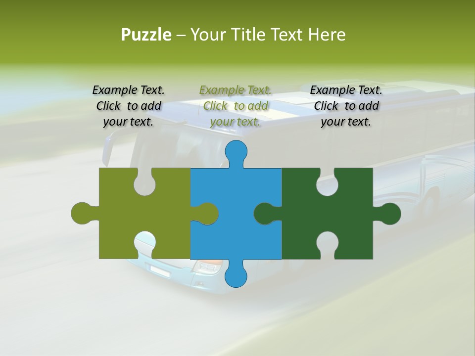 Driver Tourism Machine PowerPoint Template