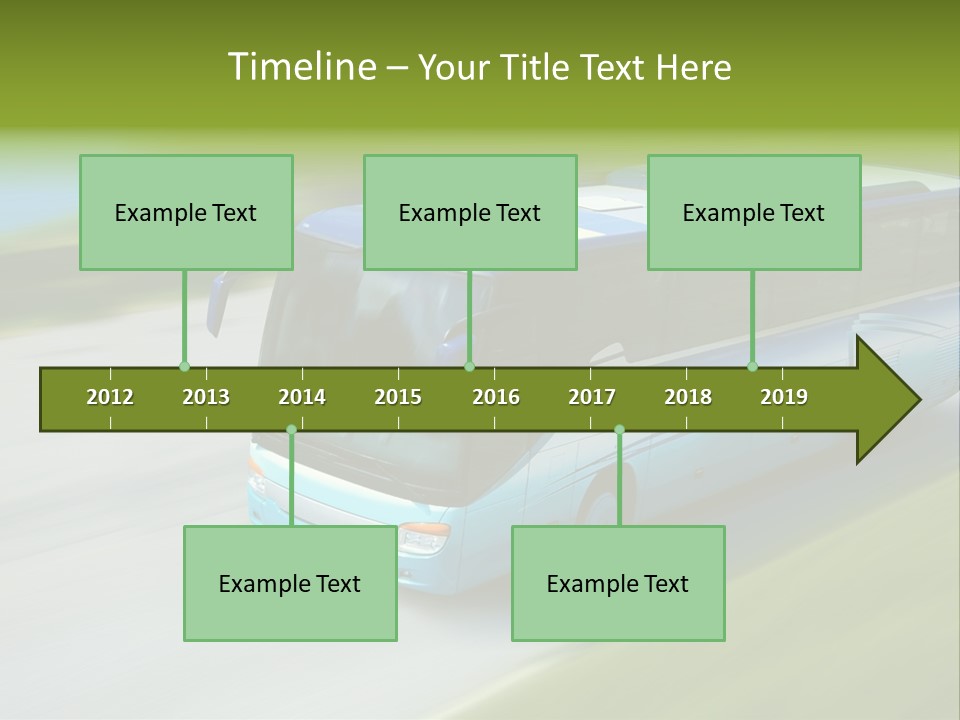 Driver Tourism Machine PowerPoint Template
