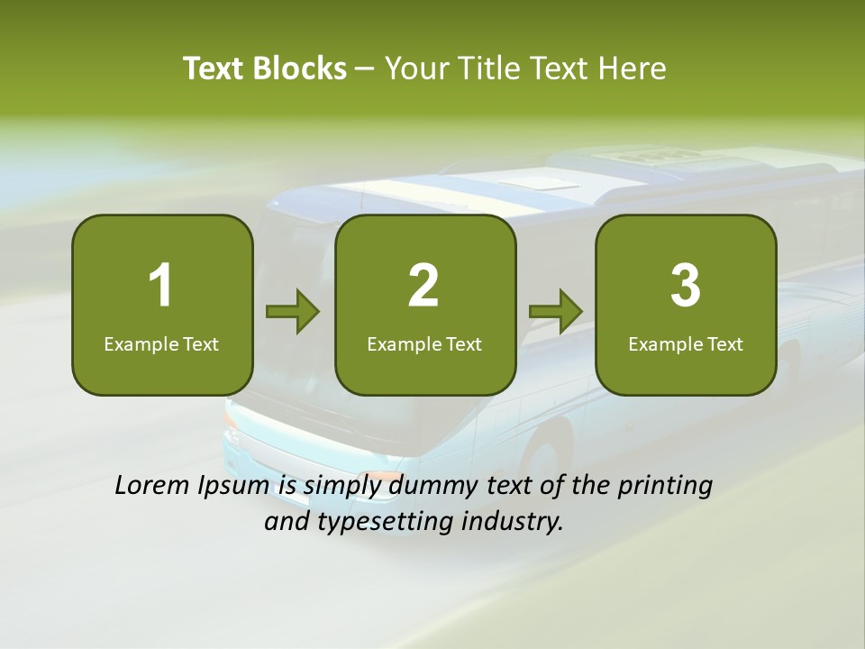 Driver Tourism Machine PowerPoint Template