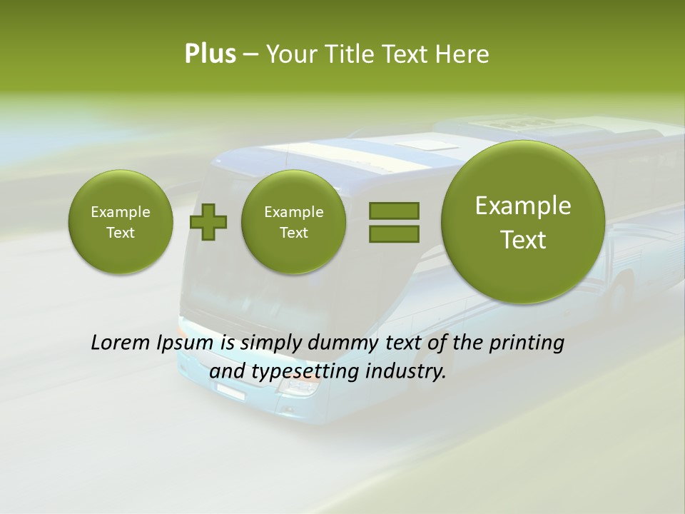 Driver Tourism Machine PowerPoint Template