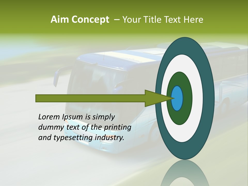 Driver Tourism Machine PowerPoint Template