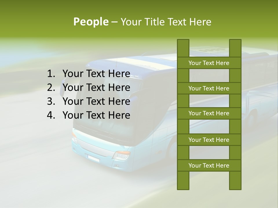 Driver Tourism Machine PowerPoint Template
