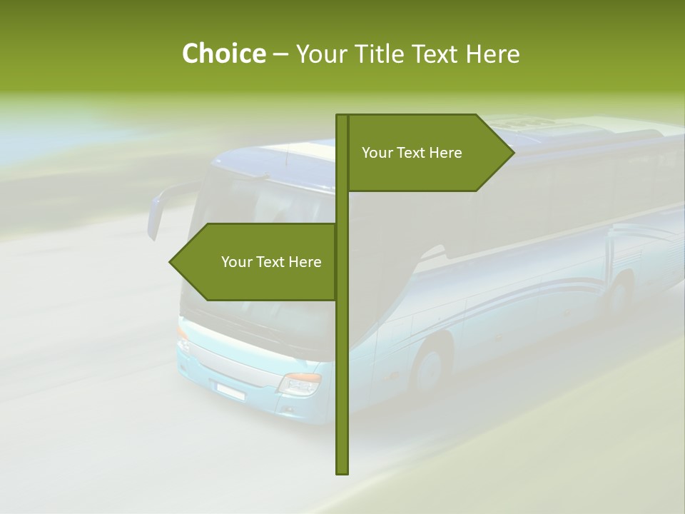 Driver Tourism Machine PowerPoint Template
