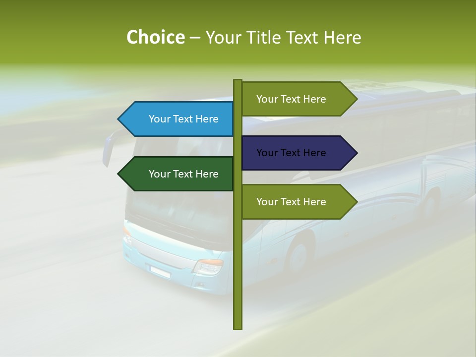 Driver Tourism Machine PowerPoint Template
