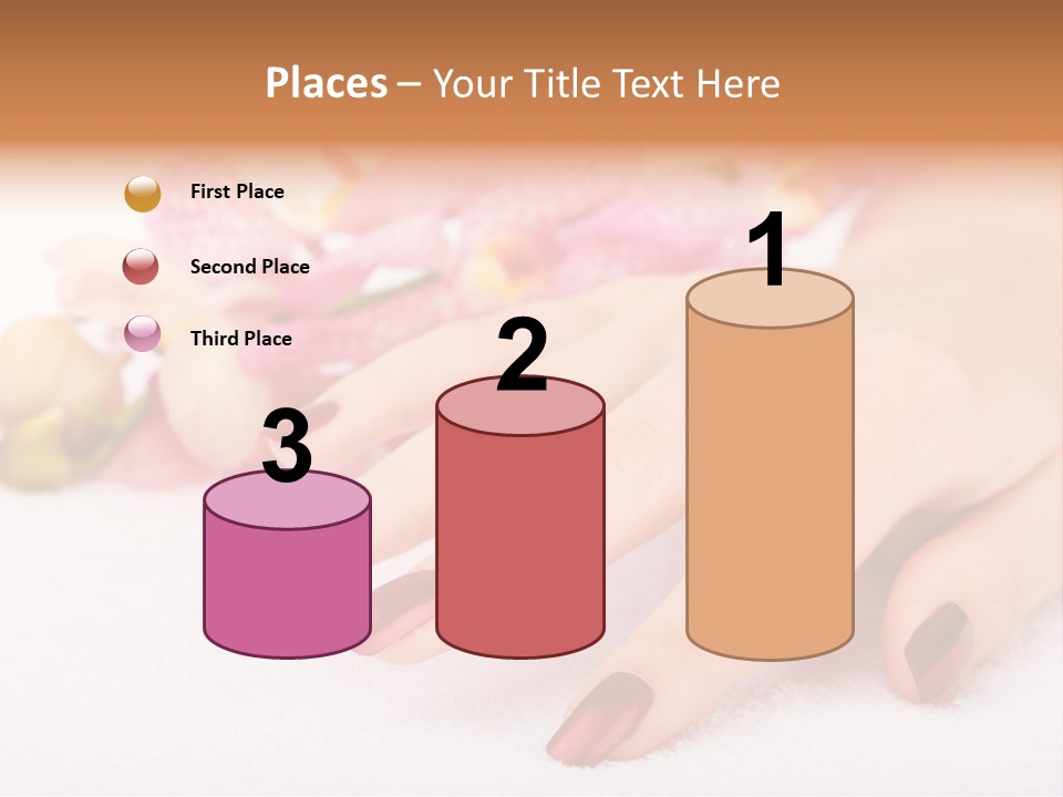 Fingernail Isolated Nail PowerPoint Template