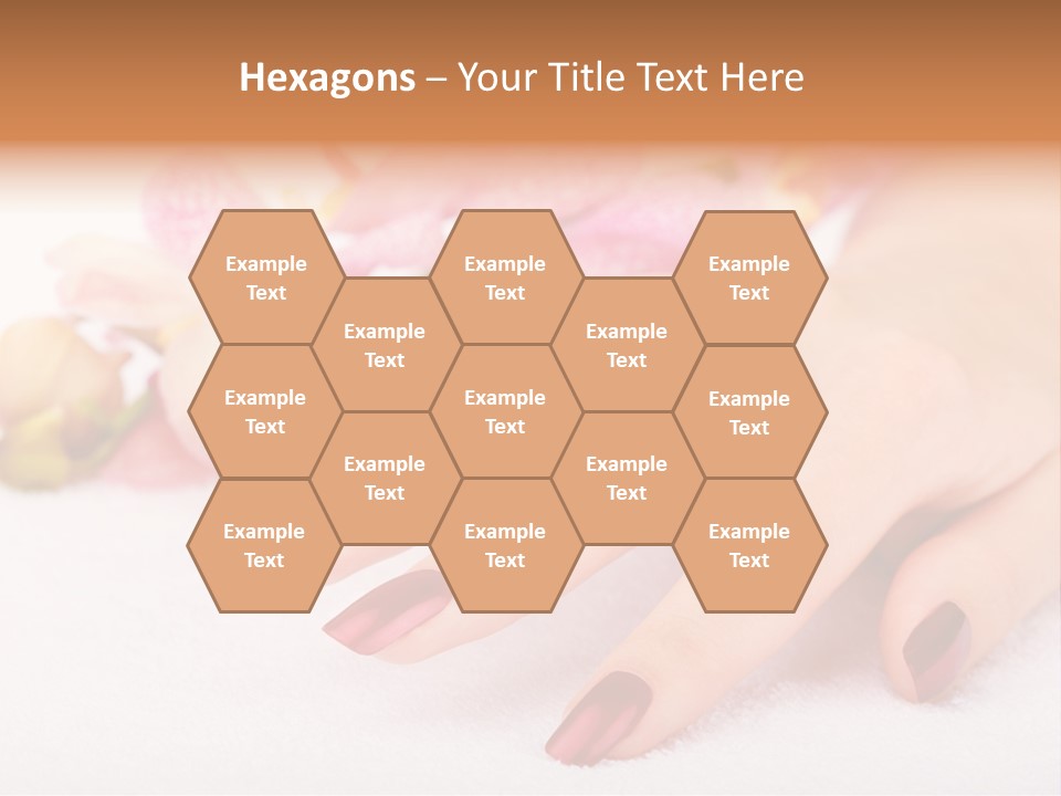 Fingernail Isolated Nail PowerPoint Template