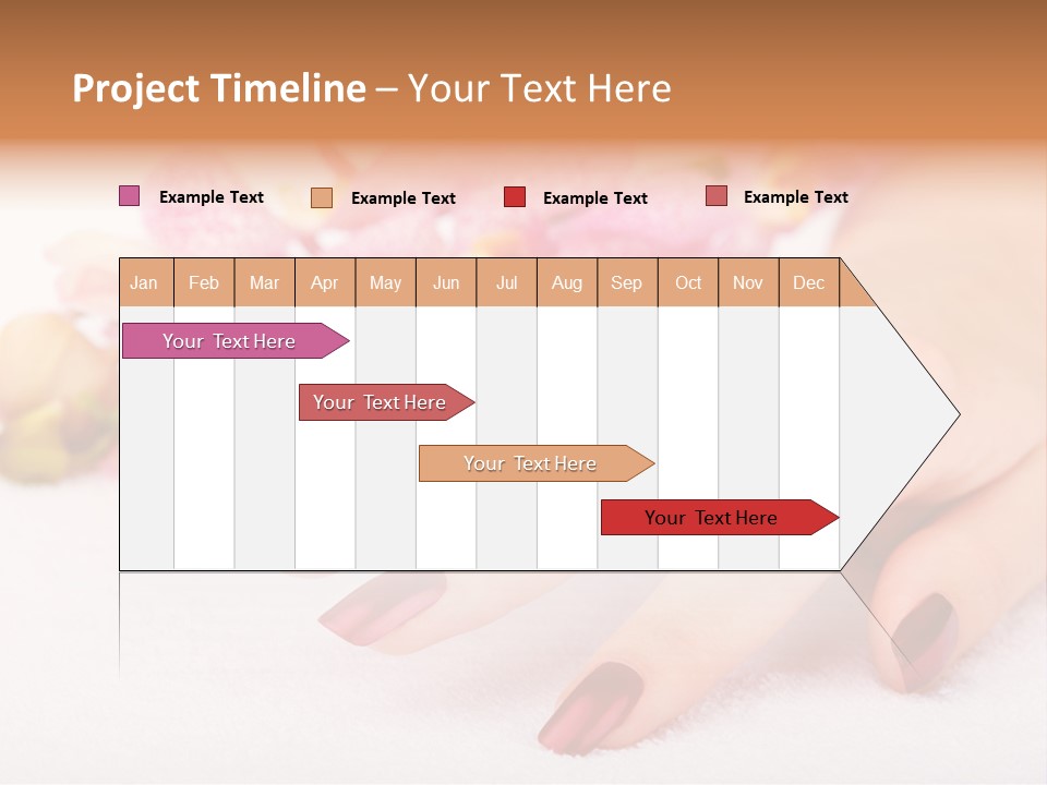 Fingernail Isolated Nail PowerPoint Template