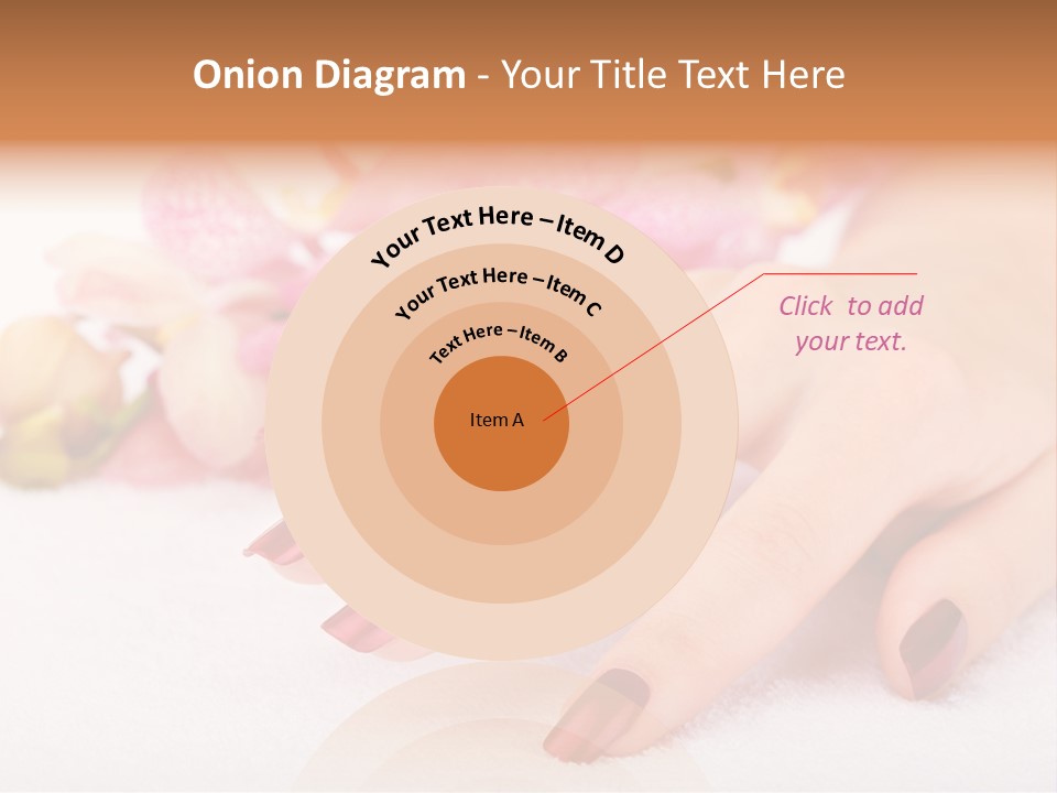 Fingernail Isolated Nail PowerPoint Template