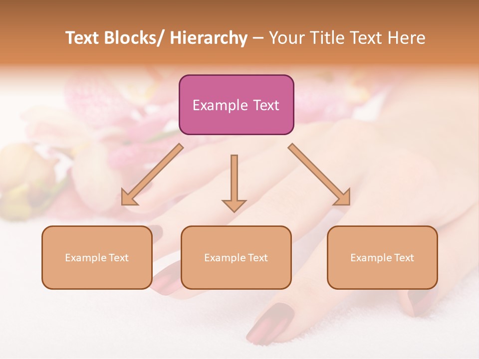 Fingernail Isolated Nail PowerPoint Template
