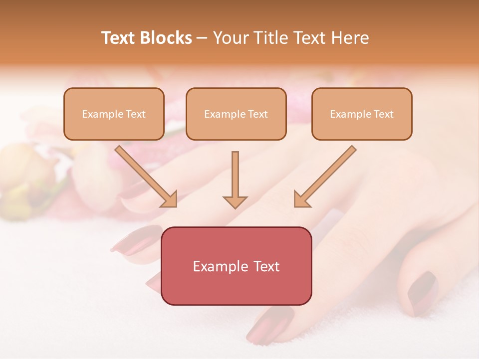 Fingernail Isolated Nail PowerPoint Template