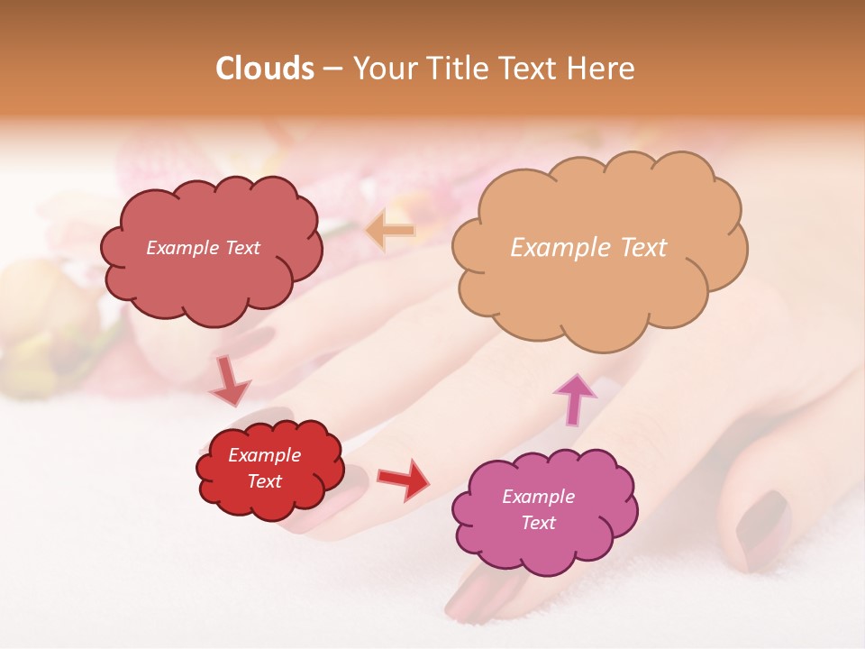 Fingernail Isolated Nail PowerPoint Template