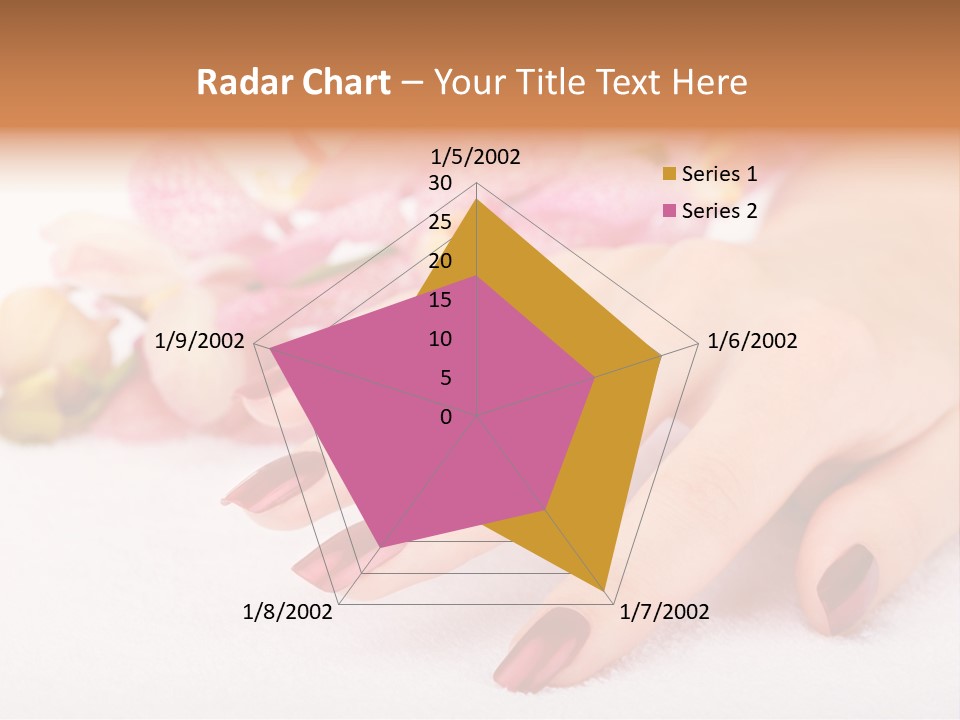Fingernail Isolated Nail PowerPoint Template