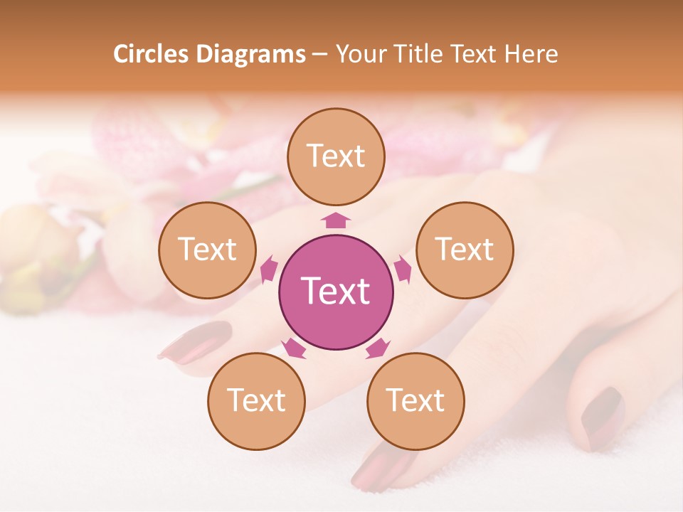 Fingernail Isolated Nail PowerPoint Template