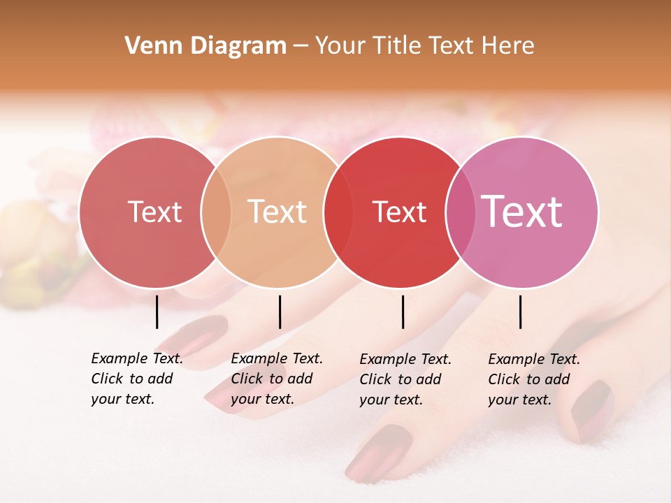 Fingernail Isolated Nail PowerPoint Template