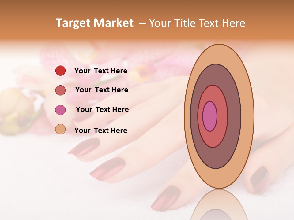 Fingernail Isolated Nail PowerPoint Template