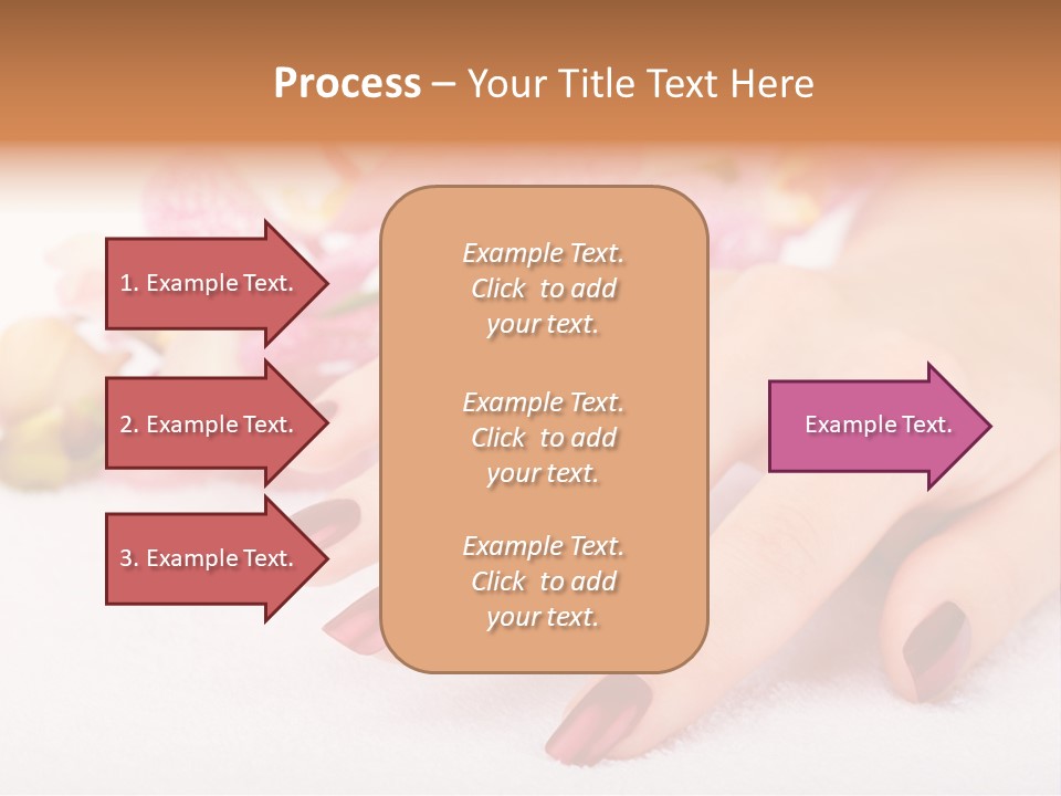 Fingernail Isolated Nail PowerPoint Template